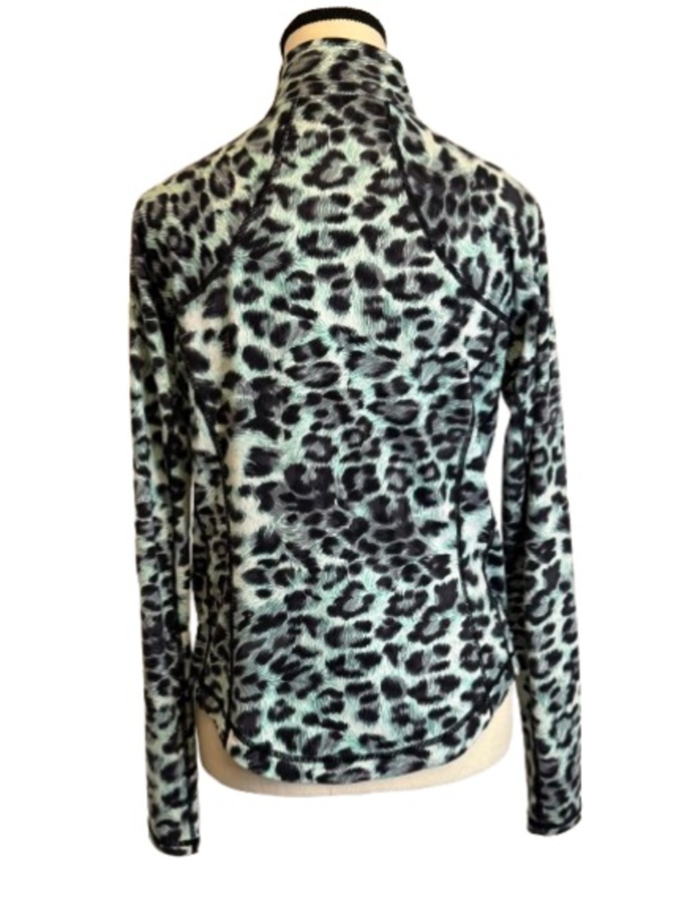 Christine Alexander Leopard Print Rhinestone Zip Jacket Small Animal Print - Picture 7 of 7